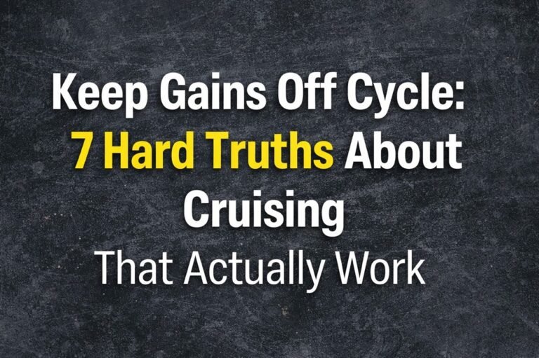 Keep Gains Off Cycle With Smart Training Adjustments
