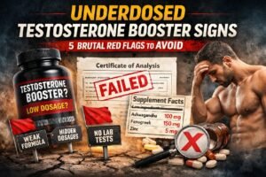 underdosed testosterone booster signs