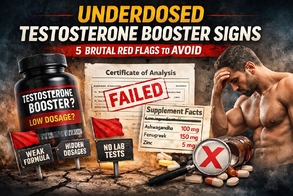 underdosed testosterone booster signs